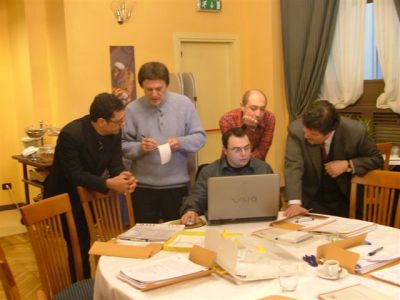 da sinistra: Perrone, Mariotti, Fiore, Bonazzi e Gabassi.
